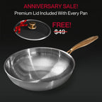 Koretitanium Pure Titanium Wok Pan Pro